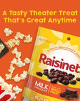 Raisinets Milk Chocolate Covered California Raisins Movie Theater Candy Box 31 oz each Bulk 15 Pack