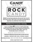 Candy Envy  Blue Rock Candy Sugar Sticks  Blue Raspberry Flavored  12 Indiv Wrapped