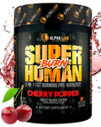 ALPHA LION Superhuman Burn 2-in-1 Metabolism Booster Pre Workout, Weight Loss 21 Servings, Sweet Black Cherry Flavor