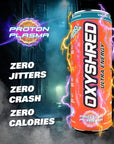 EHPlabs x Ghostbusters OxyShred Ultra Healthy Energy Drink - Proton Plasma (12-Pack)