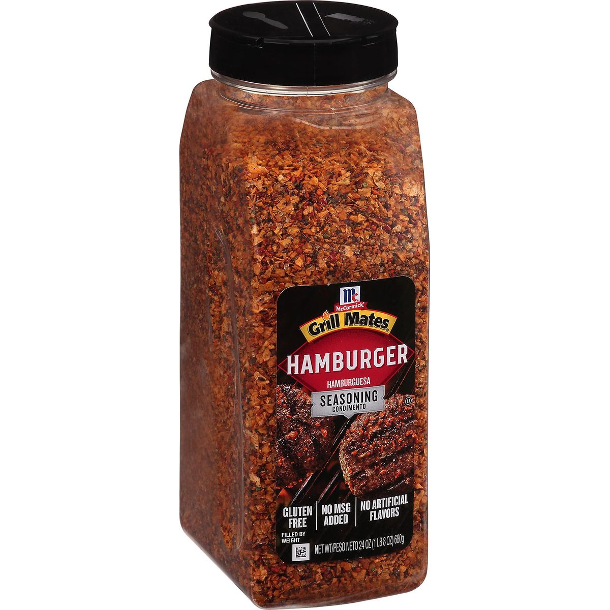 McCormick Grill Mates Hamburger Seasoning, 24 oz - One 24 Ounce Container of Hamburger Seasoning Mix with Bold Blend of Ground Peppers, Onion and Savory Garlic