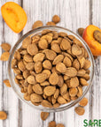 Bitter Apricot Kernels Organic Raw 10oz100 USDA Organic Certified Seeds NONGMO Product of Turkey Gluten Free Resealable Bag