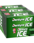 Dentyne Ice Sugar Free Gum (Spearmint 16 Piece Pack of 9)