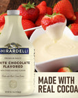 Ghirardelli Chocolate Sauce Set  Chocolate Sauce Pack with White Chocolate Flavored Sauce  873oz Sauce Bottle with Pump  Chocolate Syrup for Coffee Toppings Ice Cream