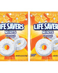 Orange Mint Life Savers  Pack of 2  Refreshing Smiling Sweets  Individually Wrapped Orange Flavored Mints for OntheGo Snacking  Shareable Treats for School or Office