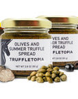 Truffletopia  Olive and Summer Truffle Spread Tapenade  Flavorful Real Truffles use in Pasta Sauce Pizza Sauce for Topping  Gluten Free Keto  28 oz