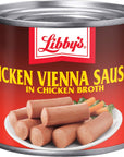 Libbys Chicken Vienna Sausage in Chicken Broth Canned Sausage 46 OZ