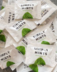 Simply Gum Mints  Individually Wrapped Mints  Peppermint  50 Pouches  Breath Freshening Vegan Non Gmo Nothing Artificial