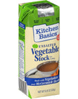 Kitchen Basics Unsalted Vegetable Stock, 8.25 fl oz