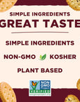 Back to Nature Classic Round Crackers  Dairy Free NonGMO Made with Wheat Flour  Sea Salt Delicious  Quality Snacks 85 Ounce