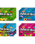 Mike  Ike Chewy Candy Theater Box Variety Box 425 Ounce 3 Boxes each Flavor 12 Boxes Total Original Mega Tropical Berry