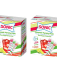 Sonic Singles To Go Limeade Variety Pack 40ct Box  Pack of 2  Powdered Drink Mix  3 Delicious Flavors Cherry Limeade Limeade and Strawberry Limeade