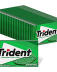 Trident Spearmint Sugar Free Gum, 24 Packs of 14 Pieces (336 Total Pieces)