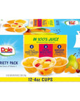 Dole Fruit Bowls in 100% Juice Variety Pack