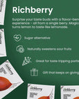 Miracle Berry by Richberry 1 Pack of 10 Halves 1g Naturally Sweetens Sour Food 100 Freezedried Premium Fruits No Preservatives Great for Snacks and Taste Tripping Vegan