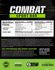 MusclePharm Combat Sport Bar Chocolate Chip Cookie Dough High Protein Bars Combat Cravings Fuel Performance  Meet Energy Demands 20g Protein from Whey Protein 5g Fiber Gluten Free 12 Bars