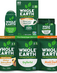 Whole Earth Sweetener Co. Stevia & Monk Fruit Sweetener, Erythritol Sweetener, Stevia Packets, Sugar Substitute, Natural Sweetener, 400 Count