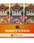 Kodiak Cakes PEAK Oatmeal Variety Pack 20g of Protein  Pack of 3