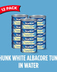 StarKist Chunk White Albacore Tuna in Water 12 Oz Pack of 12