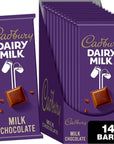 CADBURY DAIRY MILK Milk Chocolate Candy Bars, 3.5 oz (14 Count)