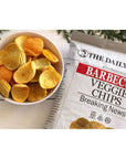 The Daily Crave Veggie Chips, Barbecue, 5.5oz (Pack Of 8) Veggie Crisps, Gluten-Free, Non-GMO, Kosher, Crunchy, Vegan