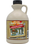 BERNARD  Pure Maple Syrup Grade A Very Dark Strong Taste 1x32oz