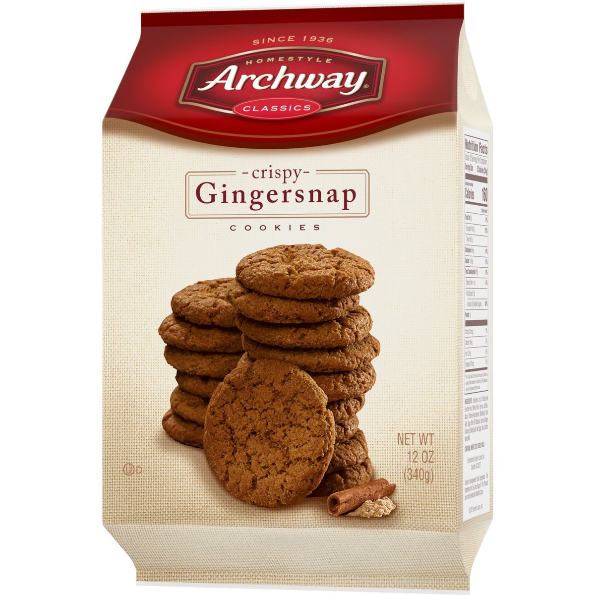 Archway Cookies Crispy Gingersnap Cookies 12 Oz