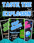 Fun Dip Pop Rocks Variety Pack  Nostalgia Candy Sampler  Includes Various Pop Rocks Flavors and Fun Dips Lik a Stix Cherry Yum and Razz Apple  Packaged by Gaudum 16