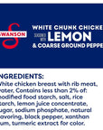 Swanson Lemon and Coarse Ground Pepper White Chunk Fully Cooked Chicken Ready to Eat Simple OntheGo Meals 26 oz Pouch