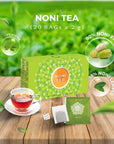 SUNBELEAF  Noni Tea Boosts Immue System Supports Pain Relief Natural Herbal Wellness Support 20 Tea Bags Caffeine Free