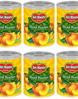 Del Monte Canned Sliced Yellow Cling Peaches in Heavy Syrup 29 Ounce Pack of 6