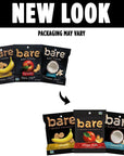 Bare Baked Crunchy Fruit Snack Pack, Gluten Free, Apples, Bananas, and Coconut Flavors, 0.53 Ounce (Pack of 16)