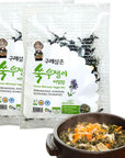 Pack of 2 Korean Bibimbap Veggies Dried Vegetables Mix Korean Food Assorted Korean Traditional Namulbap Pantry Herbs Radish Leaves Aster Scaber Thistle Gondeurae Chwinamul Mustard Greens