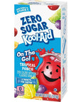 Kool-Aid Sugar-Free Cherry On-The-Go Tropical Punch Powdered Drink Mix - 6 Count