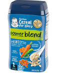 Gerber 2nd Foods Cereal for Baby Variety Pack Probiotic (Oatmeal Lentil Carrot Pea)