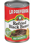 La Preferida Authentic Refried Black Beans 16 oz 2 ct