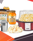 Perfectware Movie Night Popcorn Set Popcorn Kernels Salt Oil and Shaker