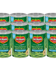 Del Monte Canned Fresh Cut French Style Green Beans with 50 Less Sodium 145 Ounce Pack of 12