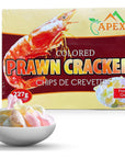 APEXY Authentic Prawn Crackers Uncooked, Crispy and Delicious Shrimp Chips for Party Appetizers and Snacks, Cook and Serve, 8 oz (227g), Multi Color