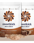 Sweetkick Protein Powder with Prebiotic Fiber Powder 2 Pack