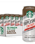 Starbucks Tripleshot Energy Extra Strength Espresso Coffee Beverage - 15 fl oz. cans (12 Pack)