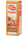 Almond Extract, 4 oz. - No Sugar Added - Artificial Flavored Baking and Cooking Ingredient - No Gluten, Non Dairy, Kosher - By Baker’s Choice