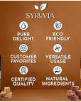 Syruvia Coffee Syrup Variety Pack  Brown Sugar Cinnamon  Peanut Butter Cup GlutenFree Kosher 254 fl oz Bottles  Enhance Your Coffee Experience with Premium Flavoring Syrups