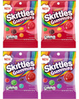 SKITTLES Gummy Candy Original and Wild Berry 58oz Bag Bundle  Includes 4 Bags  232 Total Oz