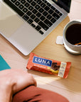 LUNA Bar - Nutz Over Chocolate Flavor - Gluten-Free - Non-GMO - 7-9g Protein - Made with Organic Oats - Low Glycemic - Whole Nutrition Snack Bars - 1.69 oz. (15 Count)