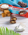 Quest Nutrition Coconutty Caramel Candy Bites 1g Net Carbs Less Than 1g of Sugar Gluten Free 8 Count Pack of 3