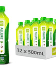 ALO Aloe Vera Juice Drink  ALLURE  Mangosteen  Mango  169 fl oz Pack of 12 PlantBased Drink with Real Aloe Pulp