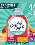 Crystal Light Energizing Variety Pack 44 ct OntheGo Packets