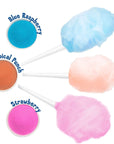 Nostalgia KoolAid Cotton Candy Flossing Sugar Party Kit 3Pack Blue Raspberry Strawberry Tropical Punch 316oz Bottles of Cotton Candy Sugar Mix