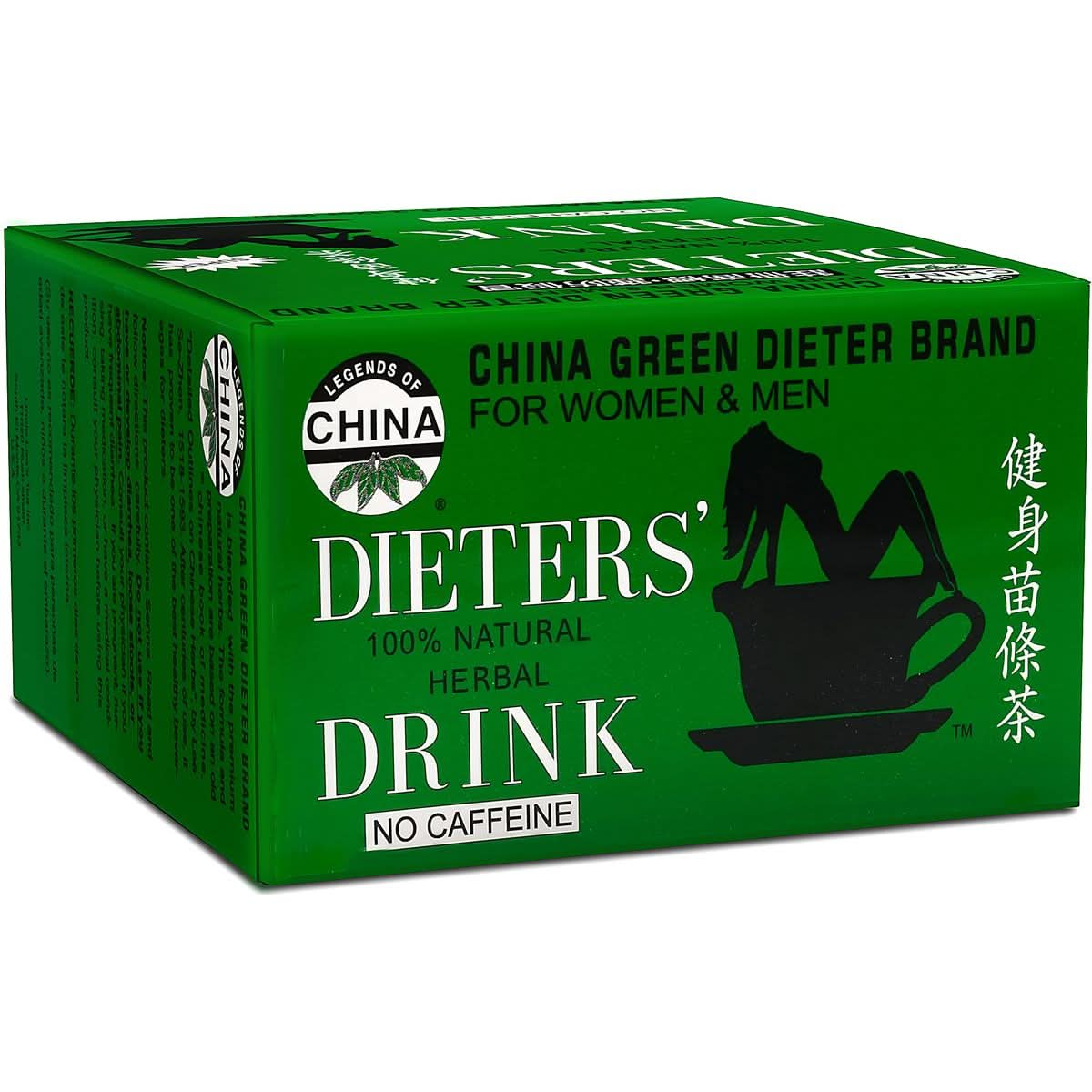 China Green Dieters Tea Detox Tea with Senna Laxative Constipation Relief for Adults Supports A Healthy Weight CaffeineFree Herbal Tea Bags 30 Count Pack of 2